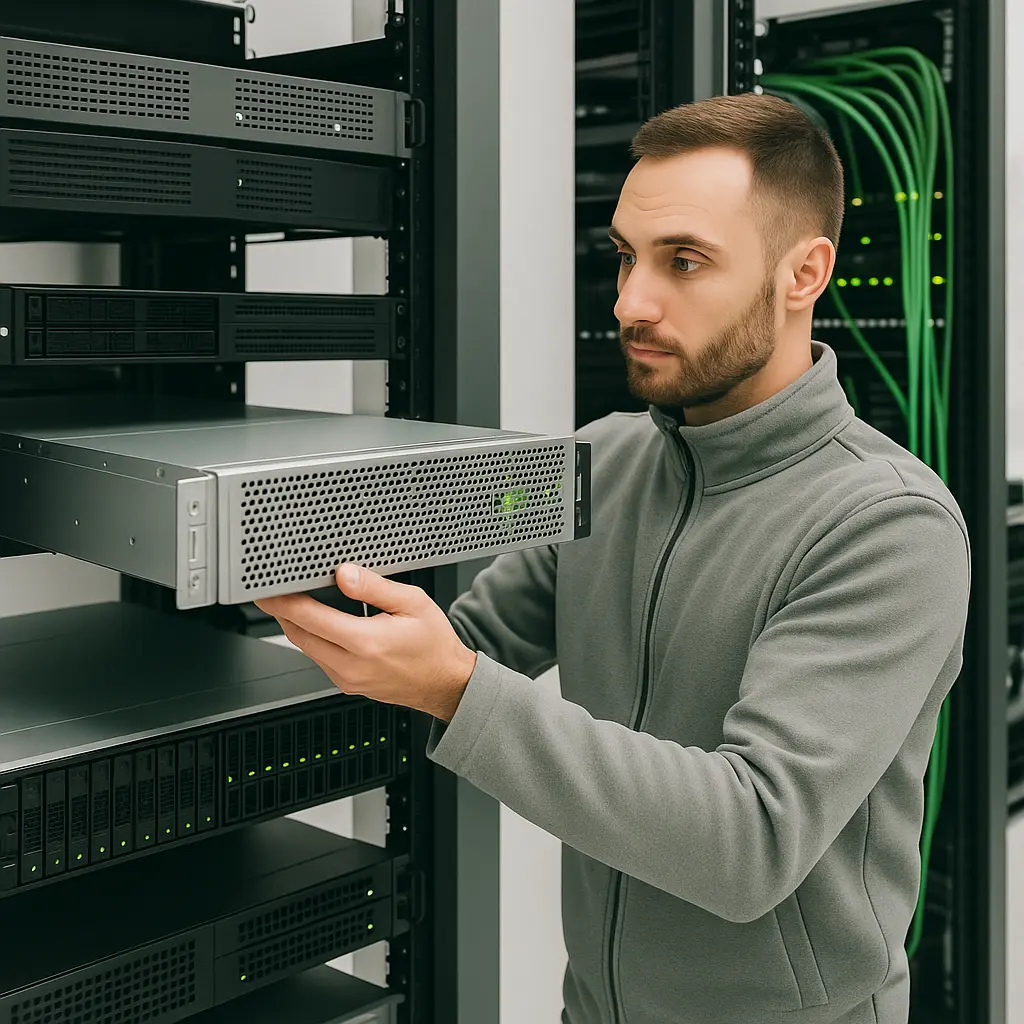 Einrichtung 19"- Höheneinheiten